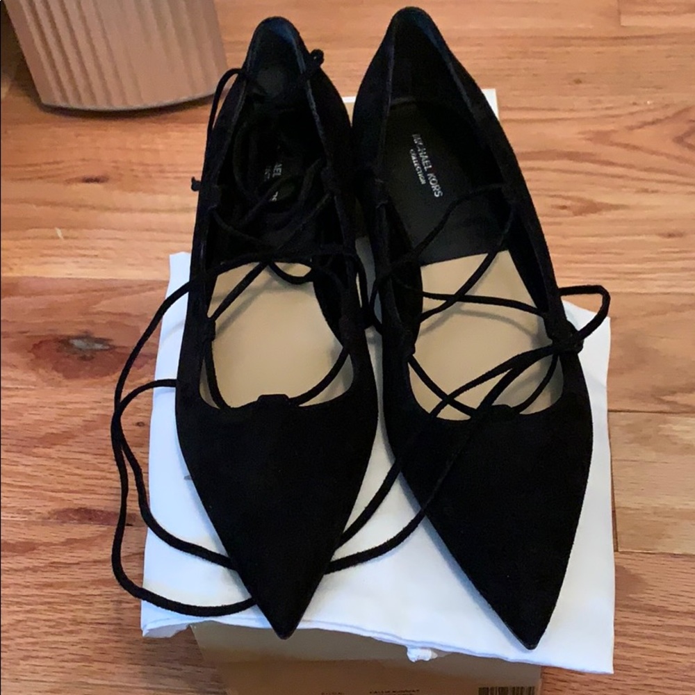 Michael Kors Collection suede flats